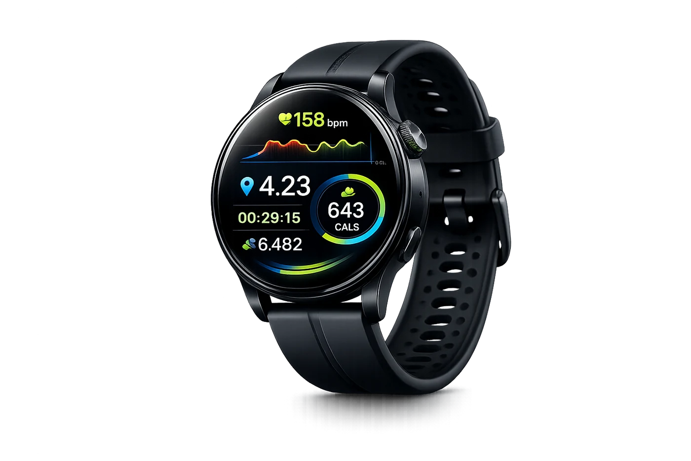 Smartwatch fitness nero incluso nei primi 100 ordini
